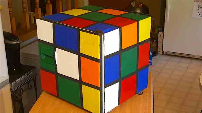 How to make rubik cube decoration