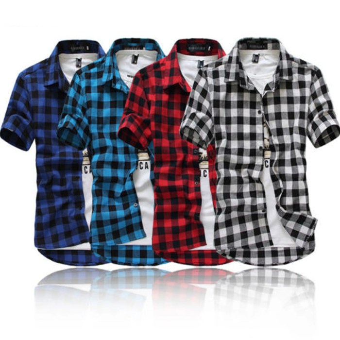 Men's gray short sleeve dress shirts