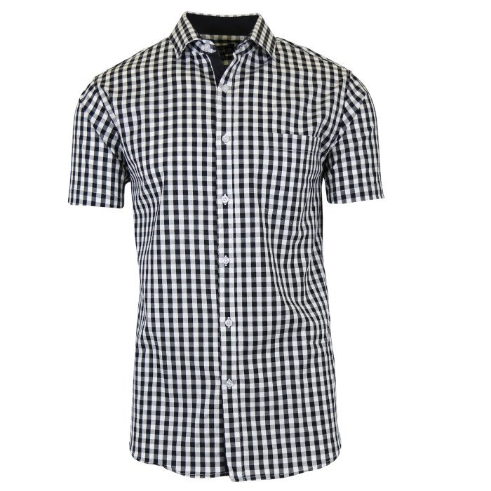 Short sleeve button down dress shirts for men