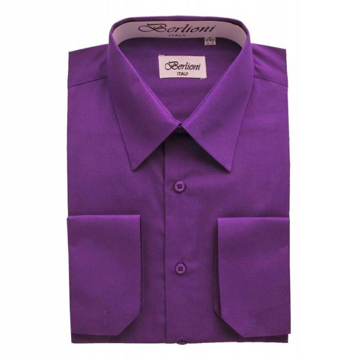 Purple mens dress shirts