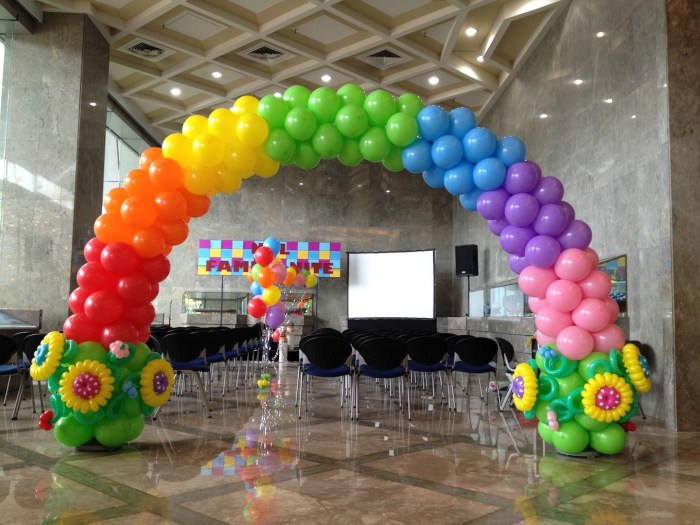 How to make balloon decoration arch