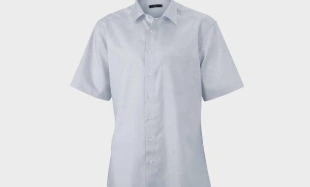 Mens Gray Short Sleeve Dress Shirts Stylish and Versatile Wardrobe Essential