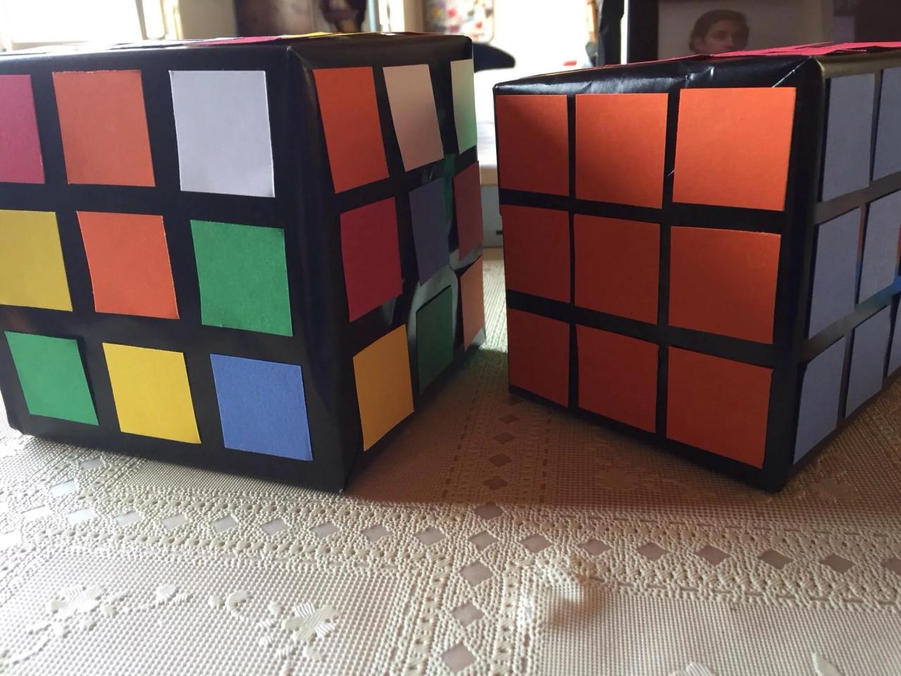 How to make rubik cube decoration