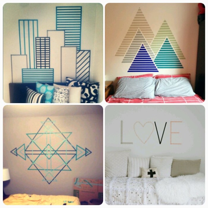 How to decorate your room with washi tape